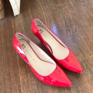 Anne Klein iflex Red patent leather heels